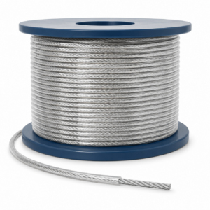 fjm cac 001 cable acero funda plastica 100mt