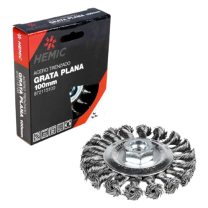 fjm gra 001 grata plana de alambre trenzado