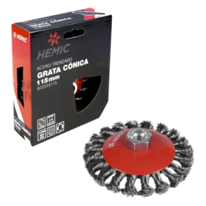 fjm gra 003 grata conica de alambre trenzado